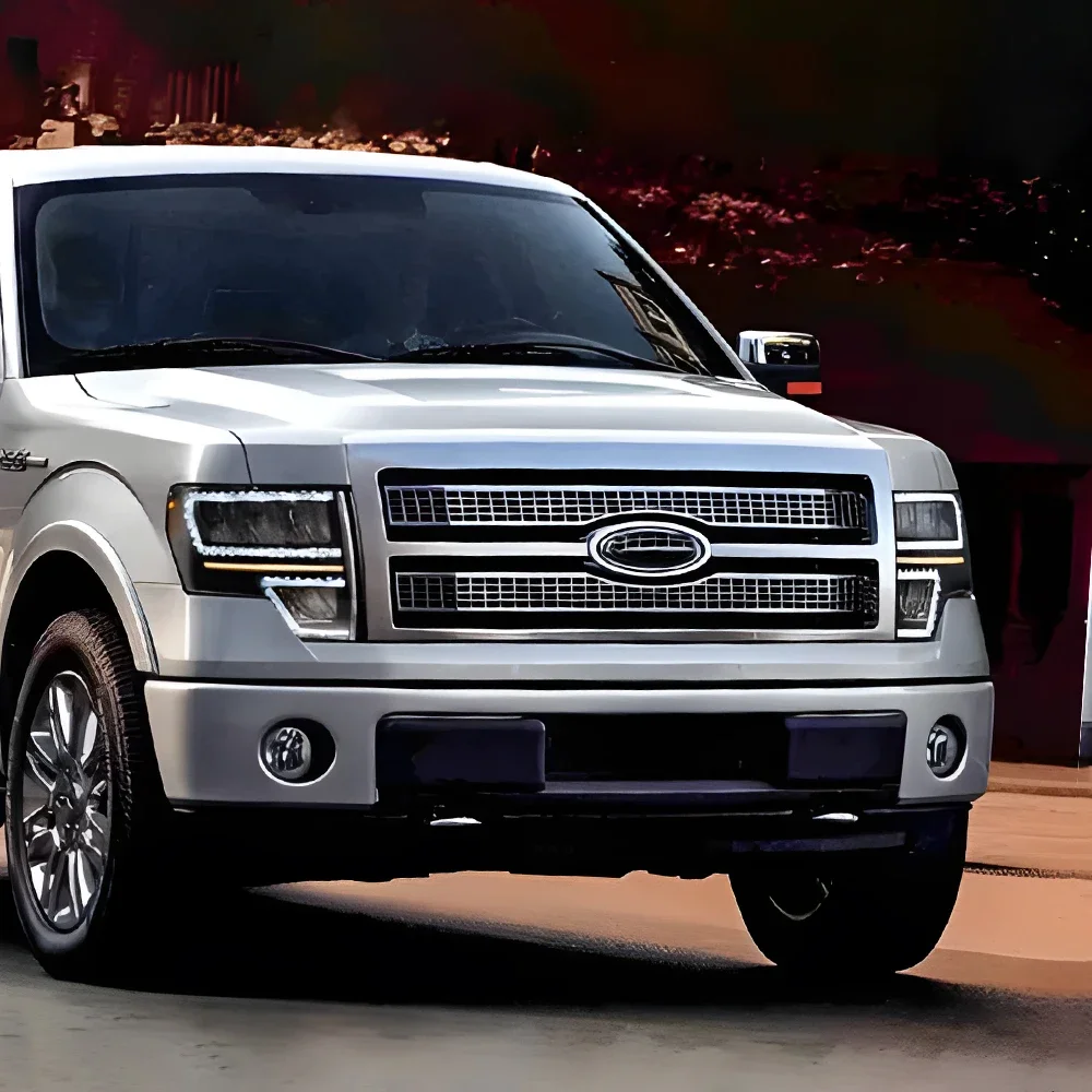 

Автомобильные передние фонари для Ford Raptor F150 2009-2014, светодиодные автомобильные фары в сборе, обновление динамических линз проектора, инструменты, автомобильные аксессуары
