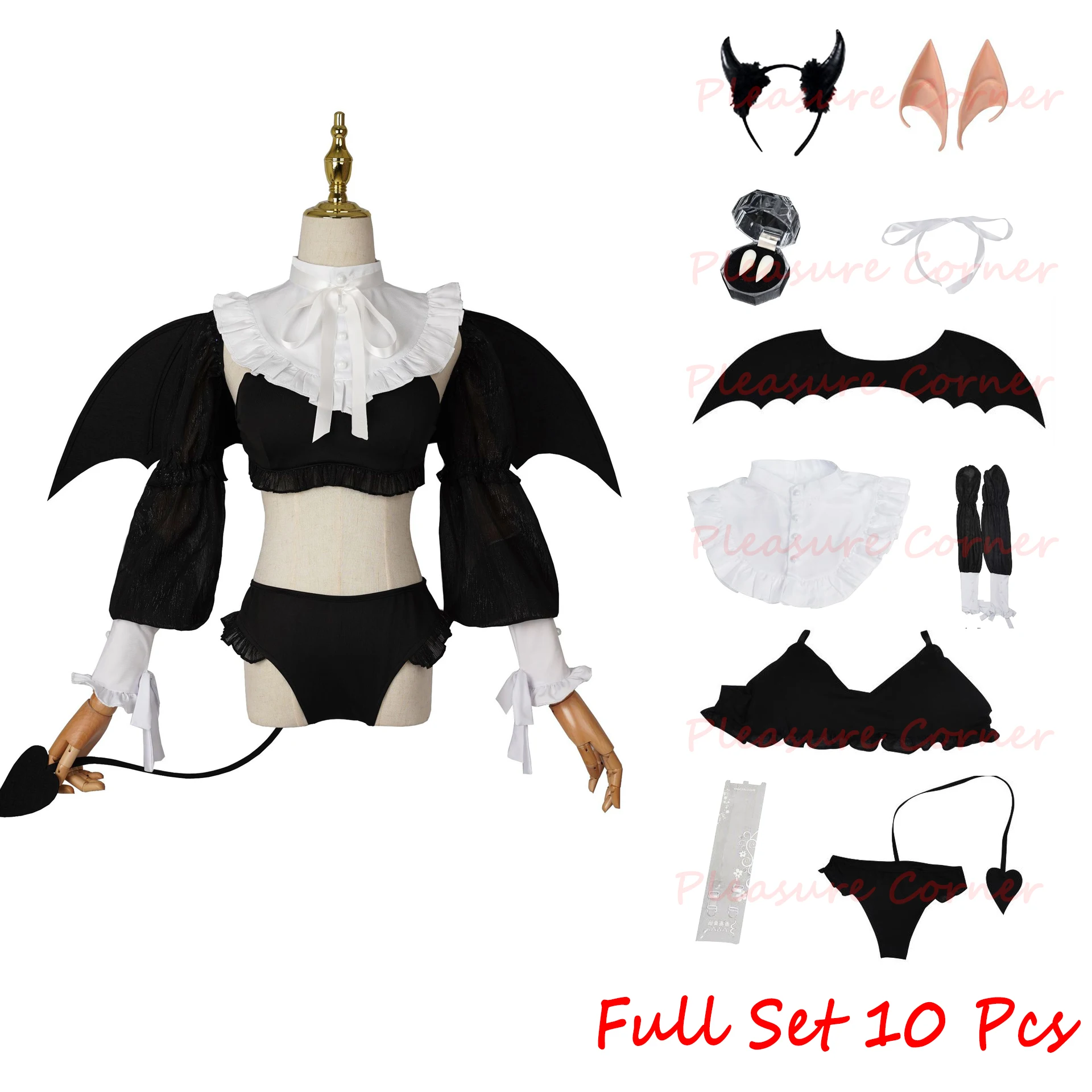 Anime Rizu Kyun Marin Kitagawa Cosplay Costume My Dress Up Darling Cosplay Full Set Cosplay Bikini Kuroe Shizuku Wig Set