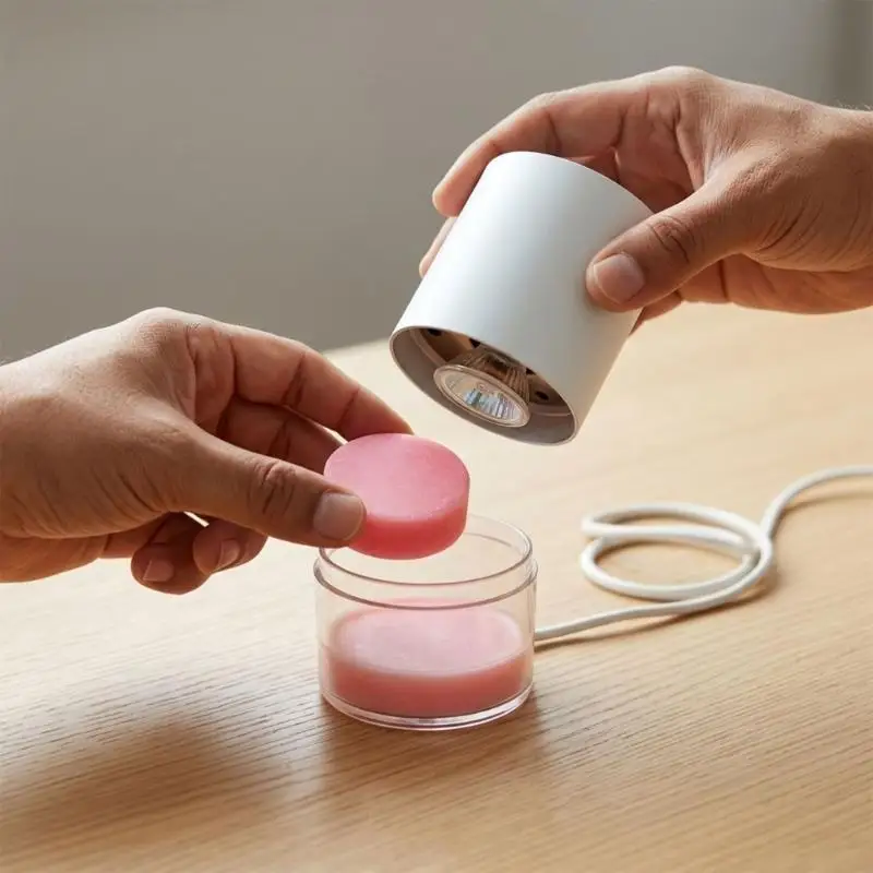 USB Lighted candlewax Dispenser Melts candlewax Safely With Automatic close Perfect For Relaxing And Unwinding No Open KXRE