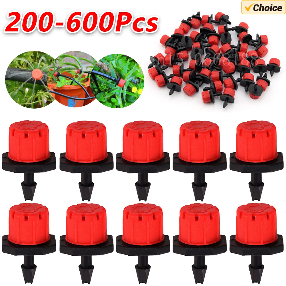 

600-100PCS Irrigation Drippers Sprinklers Garden Watering Sprinkler Head Flow Head Garden Watering Irrigation System