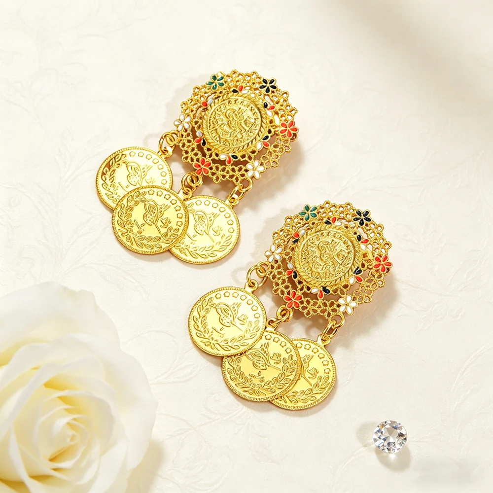 Women Fashion Gold Coin Tassel - đánh giá và giá Women Formal Wear Photoshoot