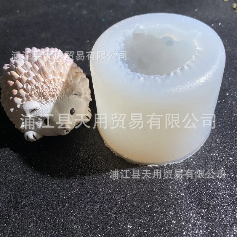 3D Hedgehog Mousse Cake Liquid Silicone Mold DIY Handmade Creative Epoxy Decoration Accessories Resin Molds Mould 15-984