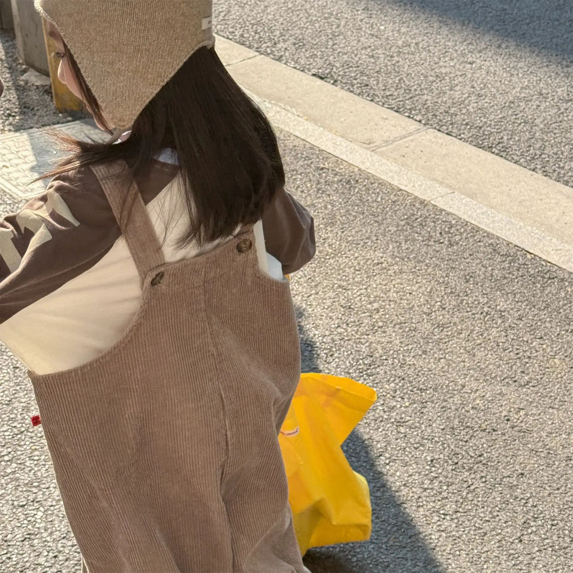 2026 Autumn New Girls Overalls Solid Children Corduroy Jumpsuit Fashion Boys Strap Pants Baby Casual Overalls Kids Clothes
