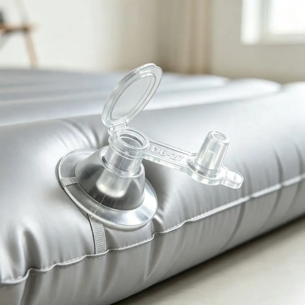 28*15mm Inflatable Nozzle Air Valve Environmentally Friendly PVC Air Nozzle Non-Return Transparent