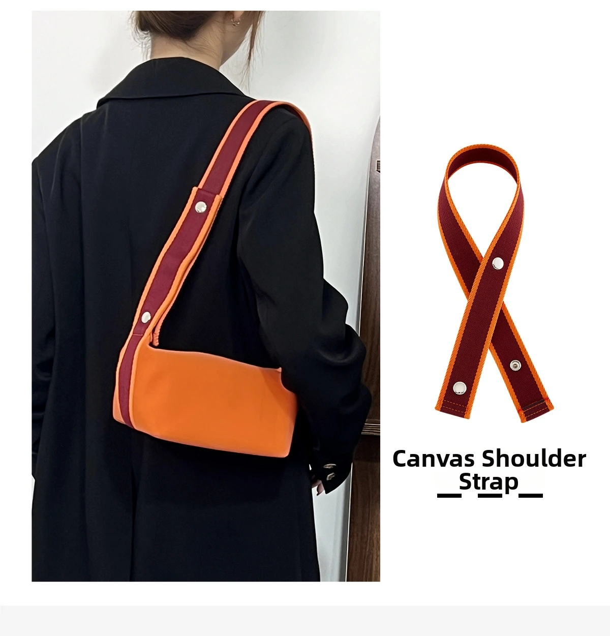 Canvas Underarm Shoulder Strap For Bride A Brace Case S Lightweight Durable Extension Strap Perfect Daily Replacement Bag