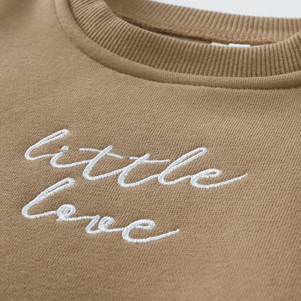 2026 Neugeborenen Baby Strampler Baby Mädchen Jungen Stickerei Kleidung Dicke Säuglingsspielanzug Solide Baumwolle Langarm für 3 M-24 M – Detail 6