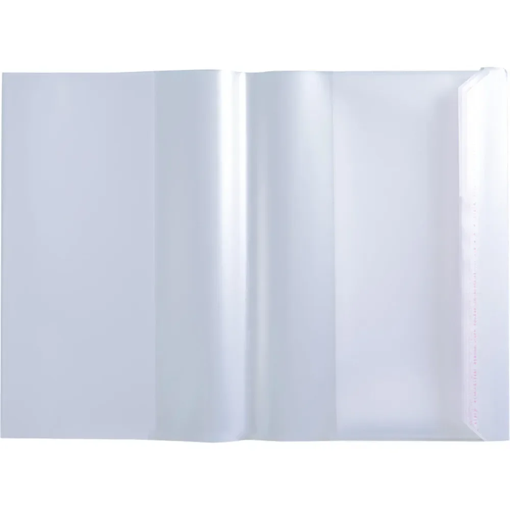 Cubierta de libro de papel autoadhesiva transparente, película protectora impermeable, antideslizante, cuaderno, A4, A5, 10/20 hojas, nuevo