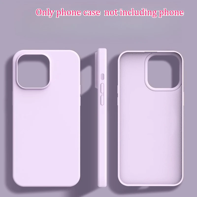 

Suitable for Apple 17promax Ultra-thin Cloud Like Liquid Silicone Phone Case for Apple 16 Solid Color Premium Phone Case