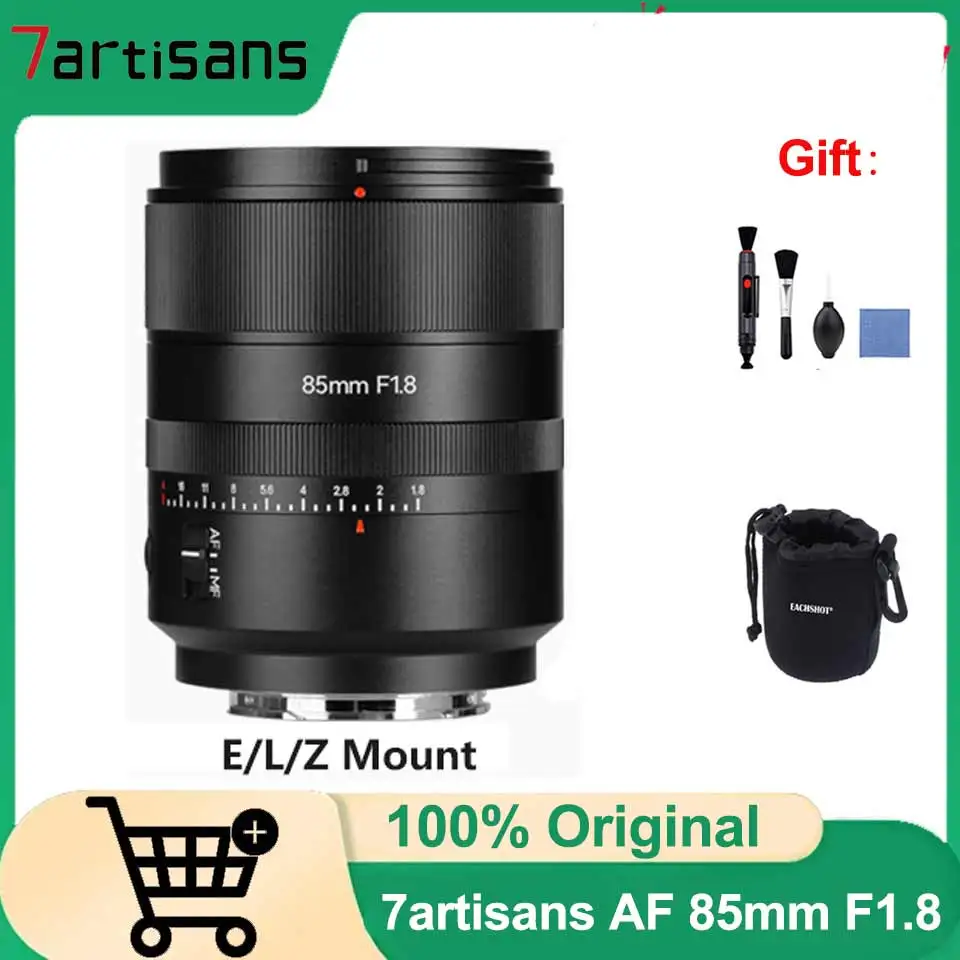 

Полнокадровый объектив 7artisans 85 мм F1.8 с автофокусом STM и большой диафрагмой для Sony E-A7R A74 A7R4 A7C A6600 Nikon Z Z Z7II Z6II Z5