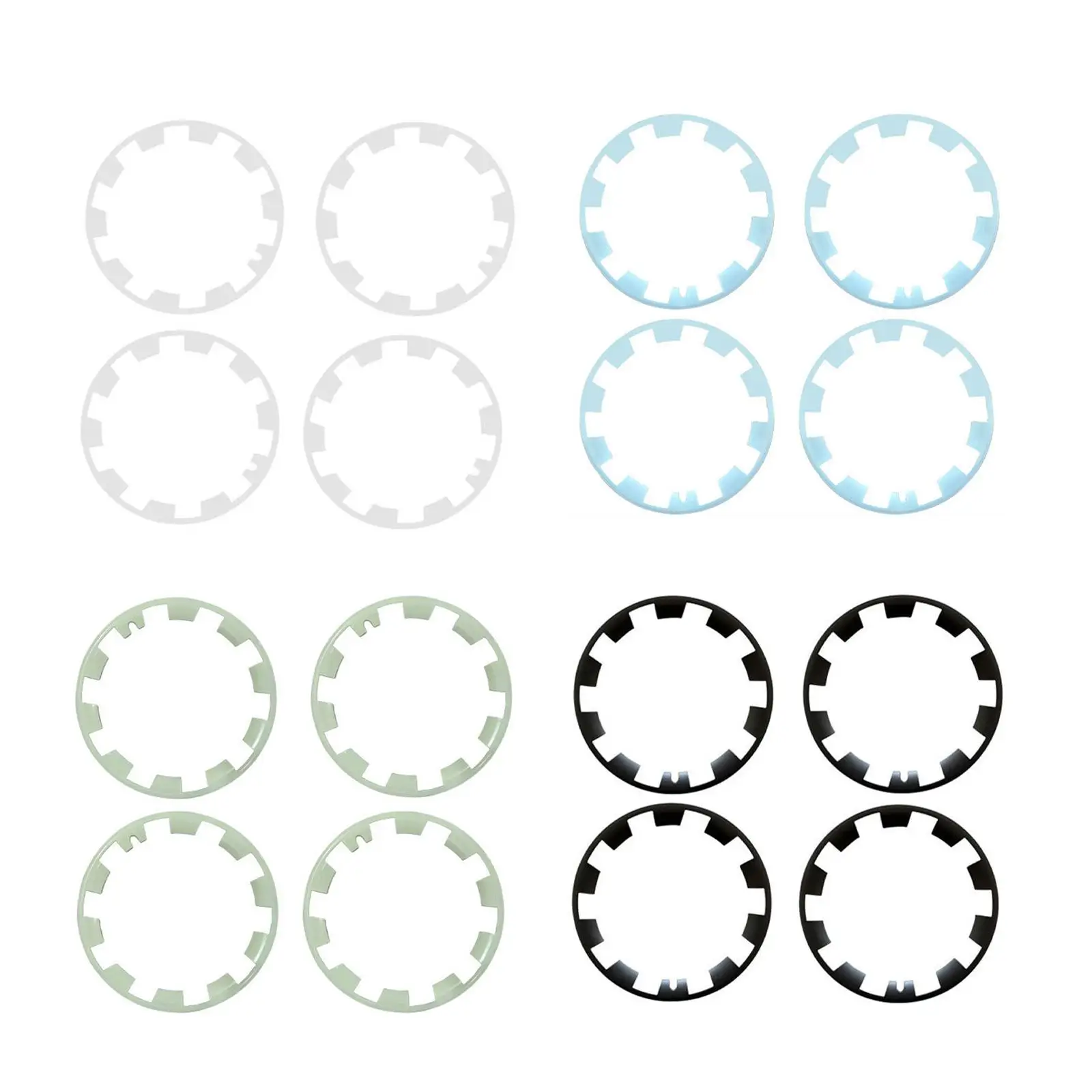 4x Rim Protector Tire Cover Waterproof Easy Installation Replacement 20 Inch for Model Y
