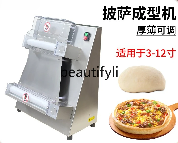 

Commercial Rolling Dough Machine Pizza Press Electric, Silent Imitation Handmade Biscuit Pizza Forming Machine
