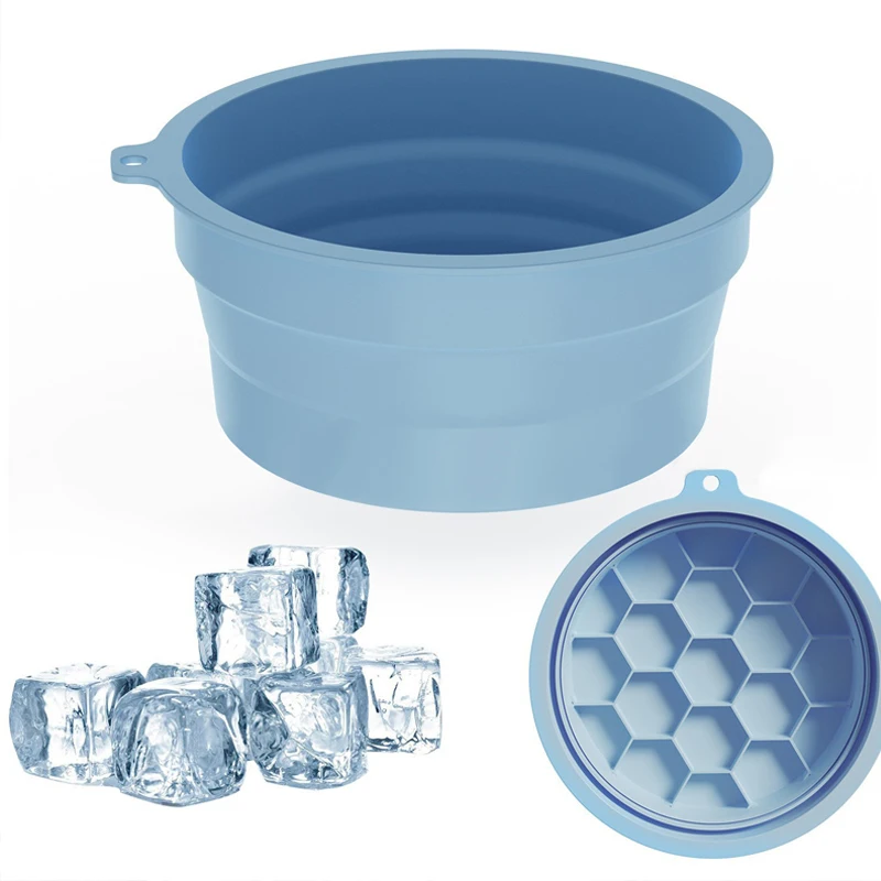 อ่างน้ำแข็งพับได้สำหรับทำความเย็นและผ่อนคลายผิวหน้า อุปกรณ์ดูแลความงามแบบพกพา