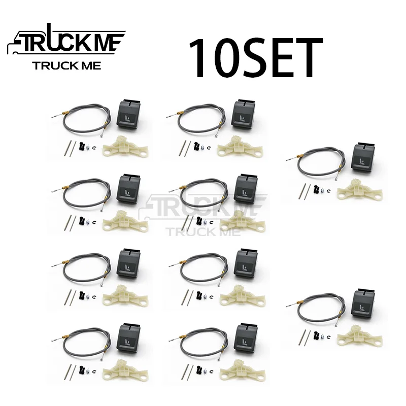 

10SET/BOX Truck A0019193560 Seat Switch Button Right for MB Trucks Repair Kit for ISRI 928462-33 Series