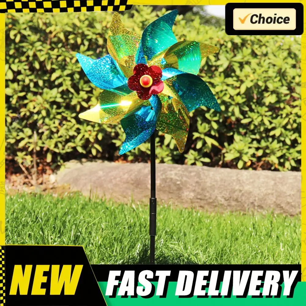 1/5PCS Laser Bird Repelling Windmill Windmill for Farmland Rotating Windmills Outdoor Bird Pigeon Repellent Tool Garden Supplies