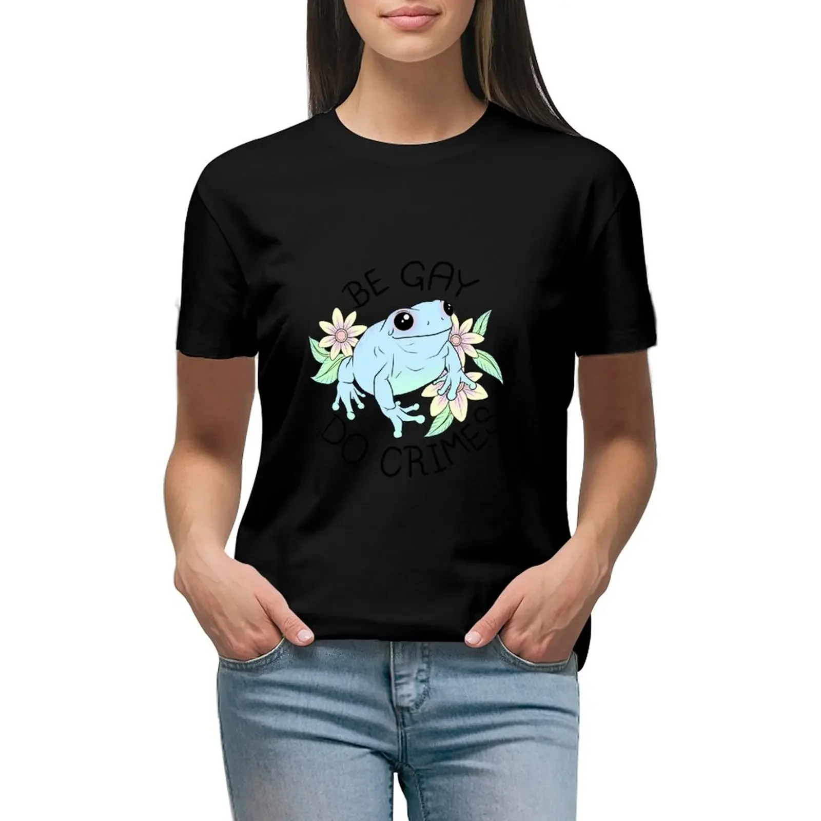 

BGDC Pastel T-Shirt customs design your own blanks hippie clothes tops Women