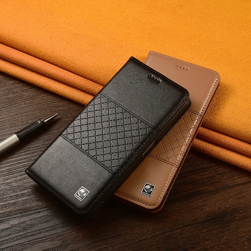 Xiaomi Redmi Note 10、10s、9、9s、9T、8、8T、8 Pro Max Lite用 ナッパ本革製 磁気フリップカバー ウォレットケース