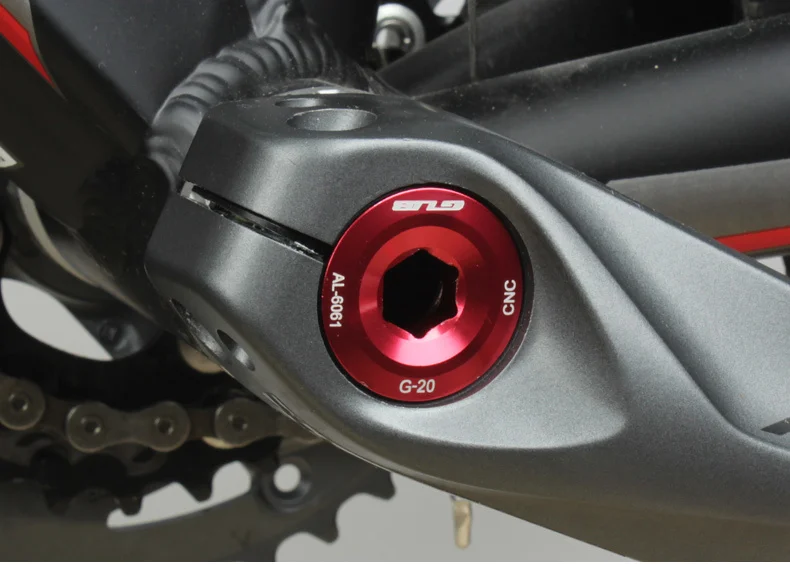 GUB Bicycle Crank Cover Bolt Mountain Bike Bottom Bracket Chainwheel Screws MTB Crankset Fixing Bolt Screw for SHIMANO