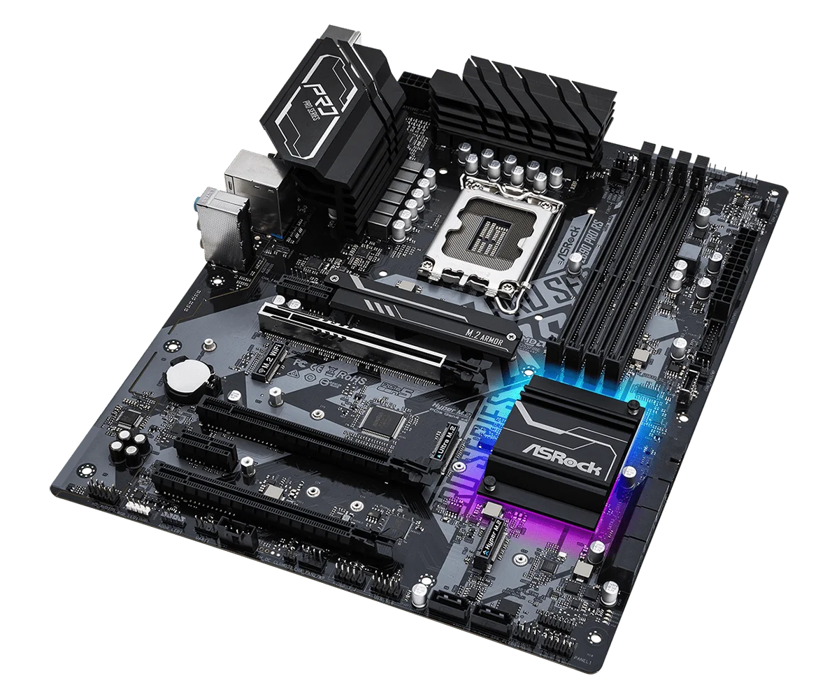 اللوحة الأم ASRock Z690 Z690 Pro RS اللوحة LGA1700 DDR4 128GB NVMe SSD دعم i5-14600 14900F 13400 12700 14790 وحدة المعالجة المركزية ATX