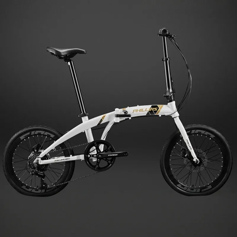 Ultra-light And Portable Folding Bicycle For Adults 20-inch Adult Variable-speed Bicycle For Men And Women's Commuting
