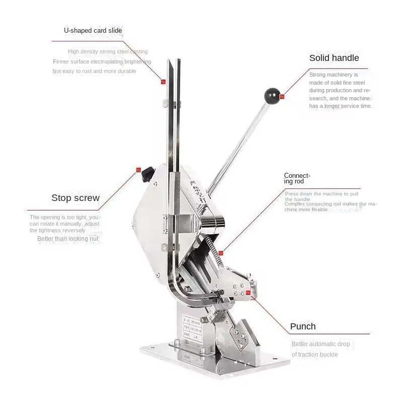 U字型手動バックルマシン、食用キノコバックル、ハムソーセージバックルマシン、スーパーマーケットバックル