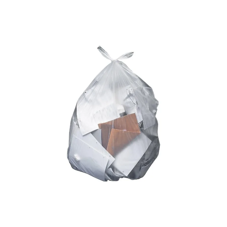 

Heritage 50-56 Gallon Trash Bags 43x48 Low Profile Heavy Duty Trash Liners Ideal for Large Kitchen and Bathroom Waste Container