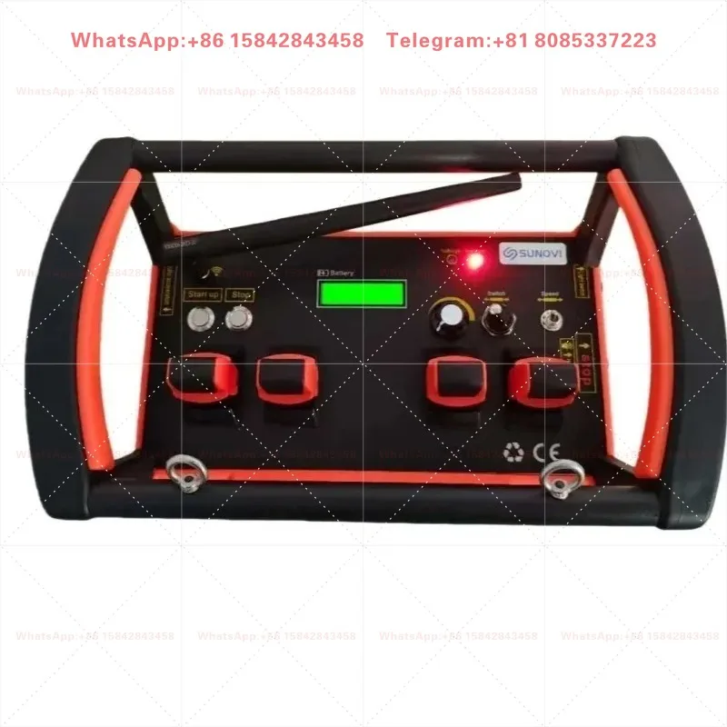 Universal Wireless Radio Crane Remote Control Hydraulic Kit 4 Joysticks DC 12V/24V