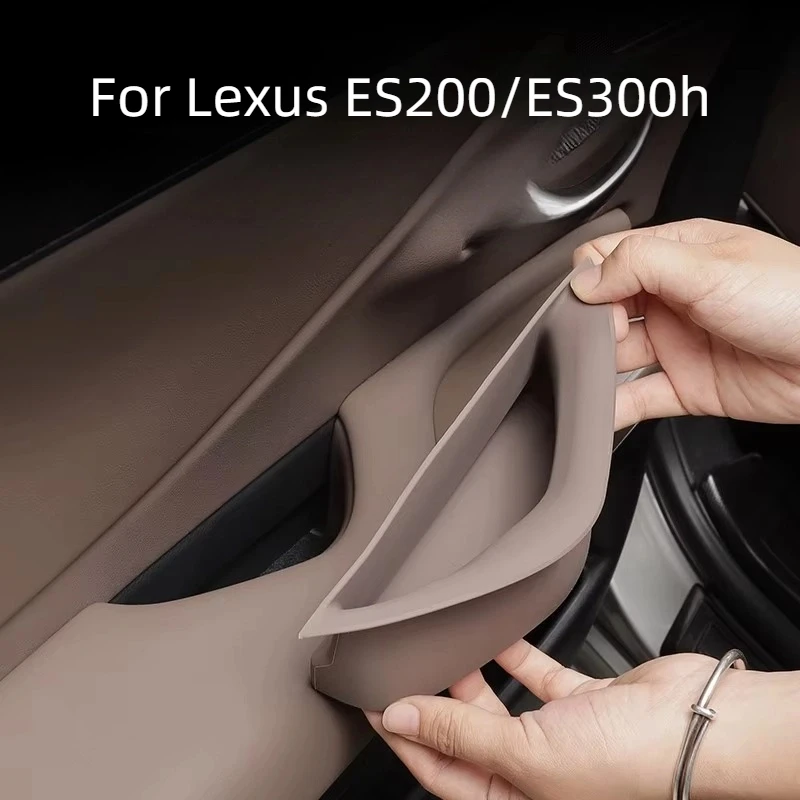 

Car Door Handle Storage Box Silicone Waterproof Front Rear Door Organizer Container For Lexus ES200/ES300h Interior Accessories