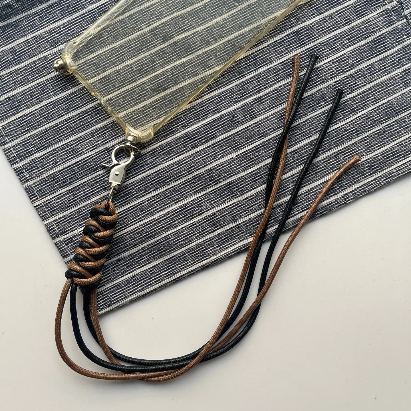 Fluorescent Color Mobile Phone Straps Keychain Key Ring Braided Rope Gifts For Women Men Bag Accessorie DIY Handmade Hand Rope