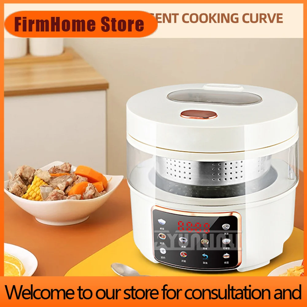 FirmHome StoreIntelligent Rice Cooker 2L Visual Glass Multi Cooker Household Portable Panela Elétrica De Arroz Multifunctional R