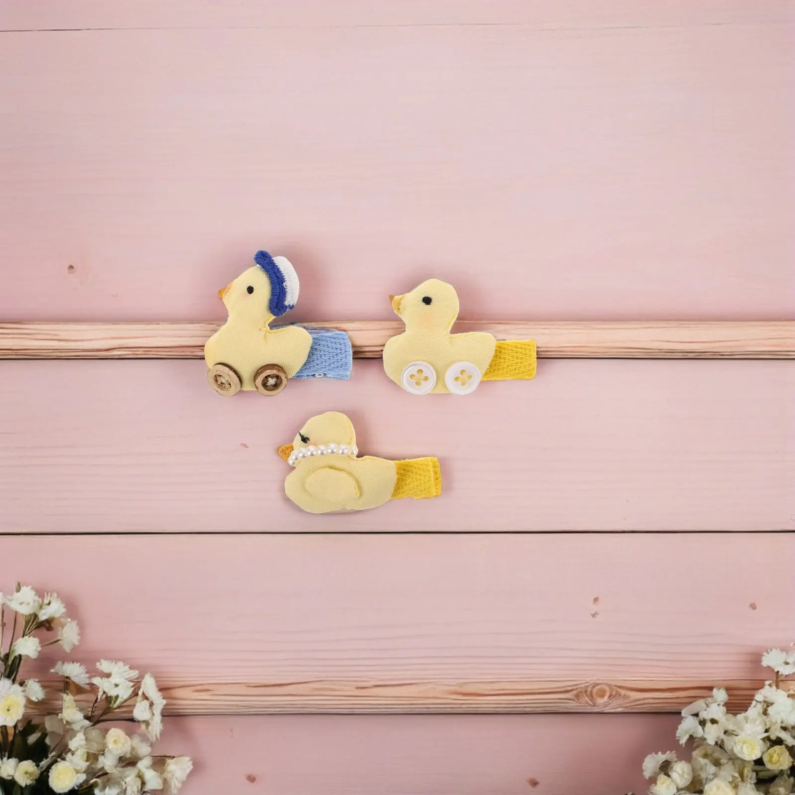 

6Pcs Cartoon Hair Clips Mini Animal Duck Hairpins Cute Girls Baby Barrettes Party School Hair Accessories Easter Birthday Gift