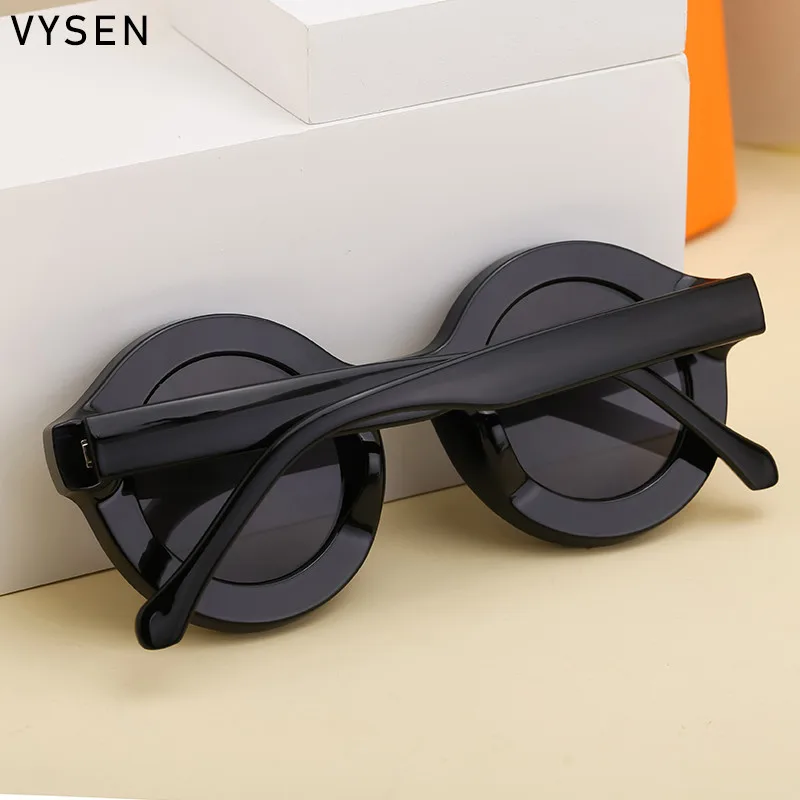 Retro Round Punk Sunglasses 2026 Luxury Brand Designer Fashion Small Frame Sun Glasses For Male Popular Shades Eyewear Uv400