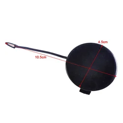 Efficient Front Bumper Towing Eye Cover Tow Hook Cover Black Color ABS Material Compatible with For A4 B7 04 08 Installation