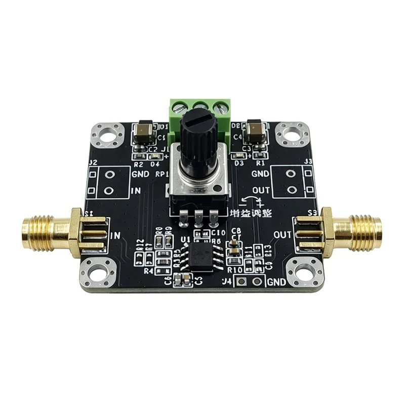 AD817 Adjustable Gain Amplifier Board 1-10X High Bandwidth Voltage Buffer Module for ADC Signal Driving DIY Project