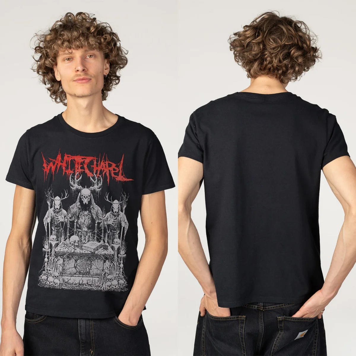 Hot Whitechapel Graphic Cotton T-shirt Unisex Summer Short Sleeve Fashion Brand Tee Luxury Casual Vintage Tees