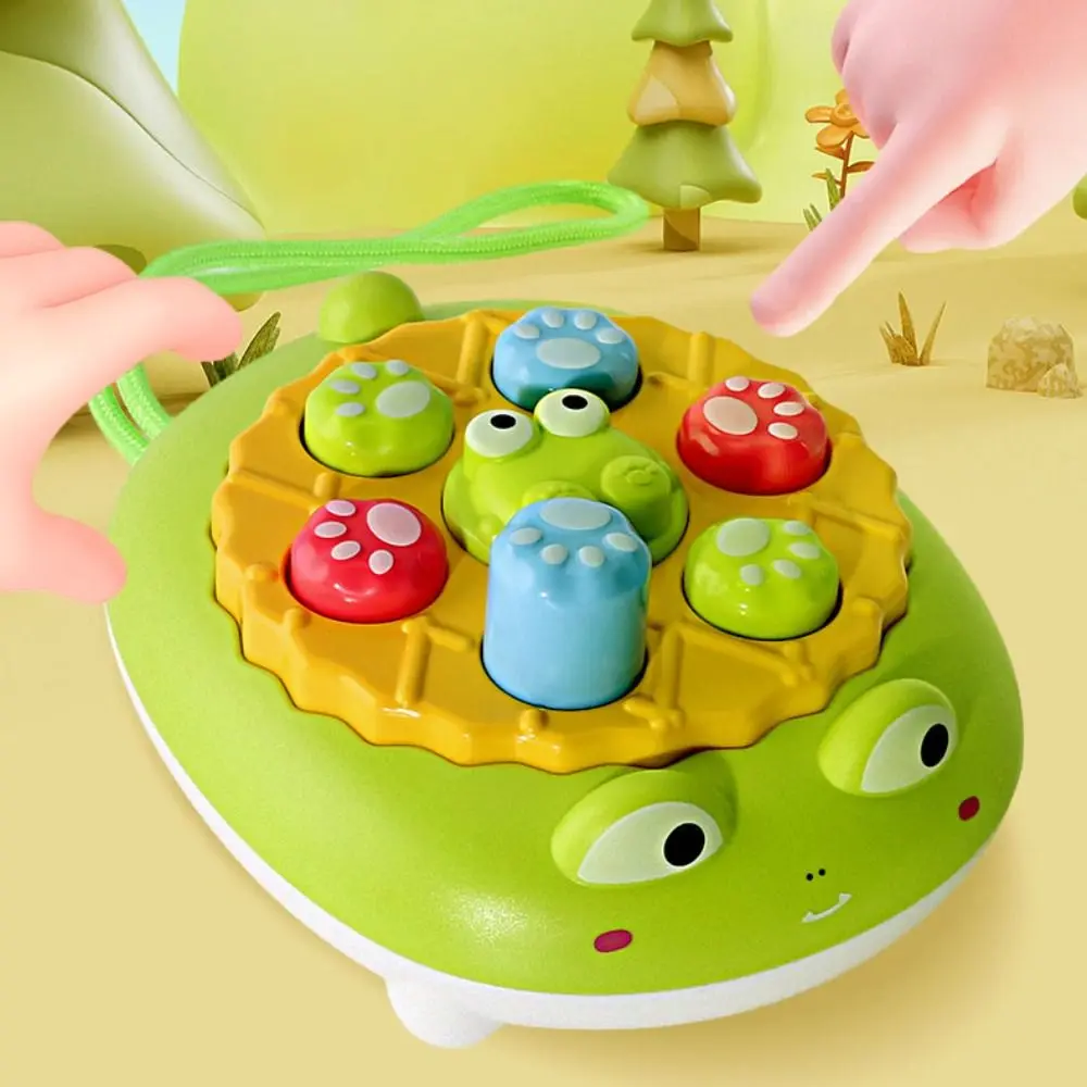 Bubble Pers Toy Frog Fast Push Game Toy Brown bear White rabbit Whack Mole Game Self Care Memory Handheld Console Toy Children