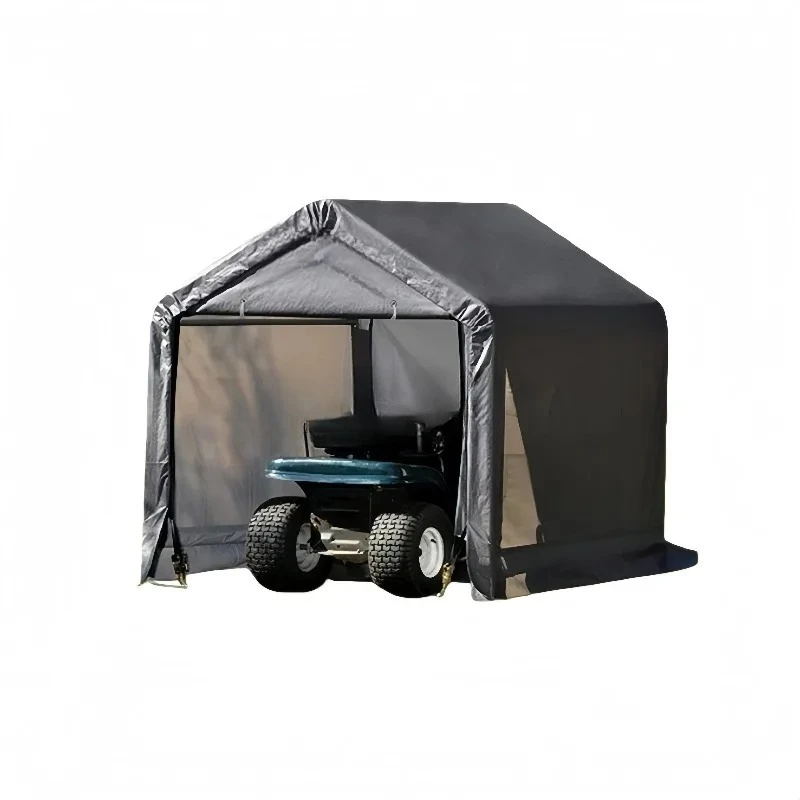 Outdoor Summer Steel Frame Tent Rainproof Dustproof Sunproof 1.8x1.8x1.8m Balcony Garden Motorcycle Carport Storage Shed Durable
