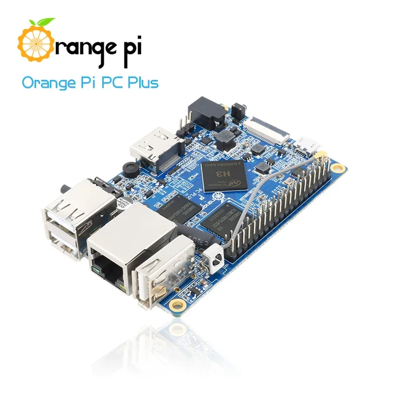 Imagem -02 - Laranja Pi-mini pc Plus Computador de Placa Única Allwinner h3 gb Emmc Flash gb h3