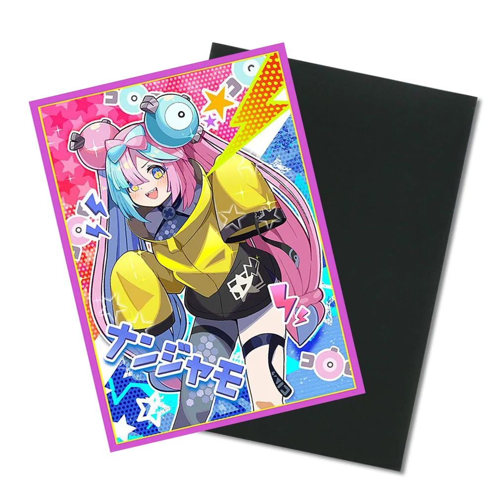 66x91mm 50PCS Anime Card Sleeves Illustration Outer Protector Shield Card Cover for  PTCG/PKM/WS/MTG Board Games Trading Card