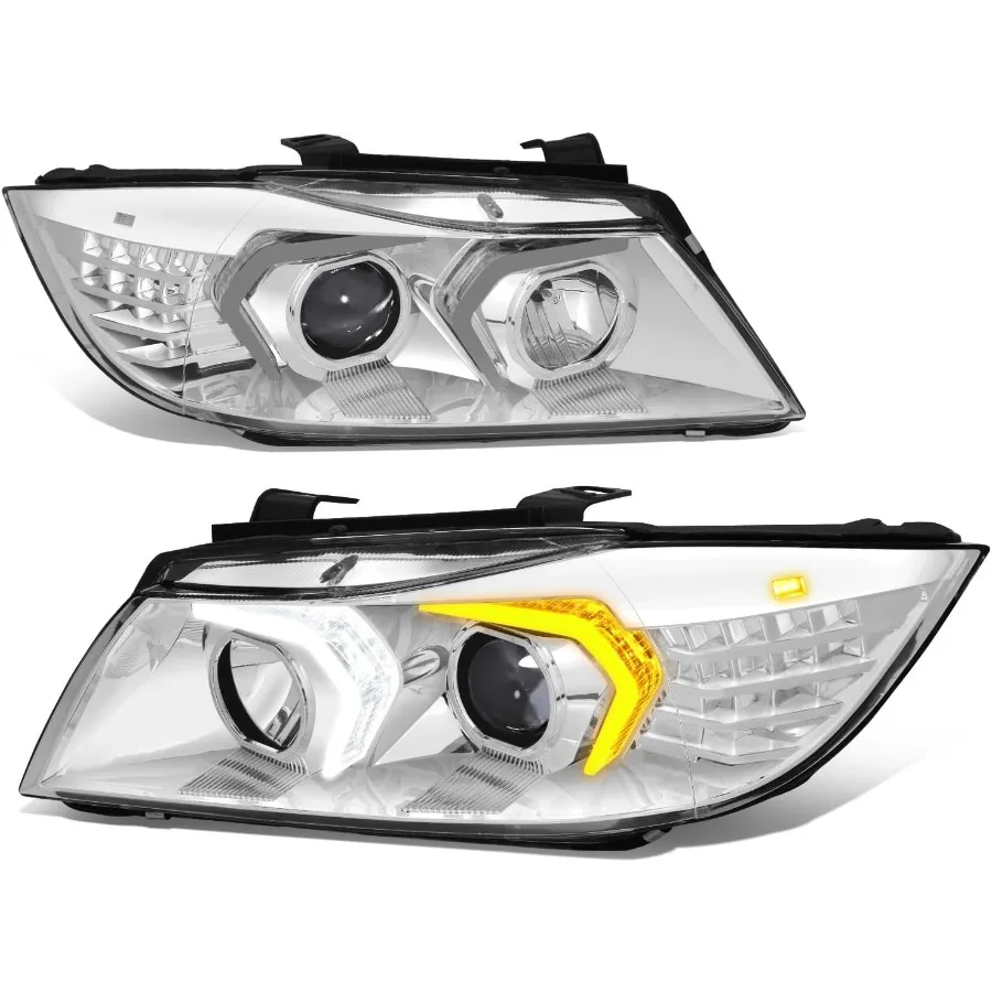 

Светодиодные фары DRL в сборе, совместимые с BMW E90 325i 323i 328i 328xi 330xi 335i 4Dr Sedan левая и правая сторона 3D S 2005-2008 гг.
