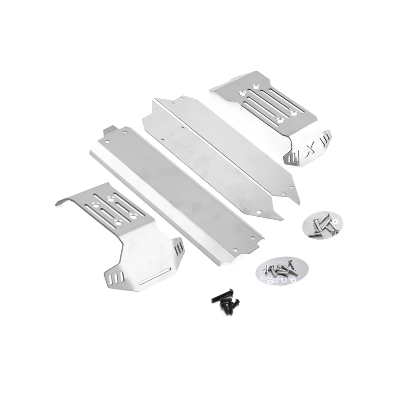 For TRAXXAS 1/10 MAXX V2.0 Extended Stainless Steel Upgrades Chassis Armor Armor Defense Replacement Parts Accessories