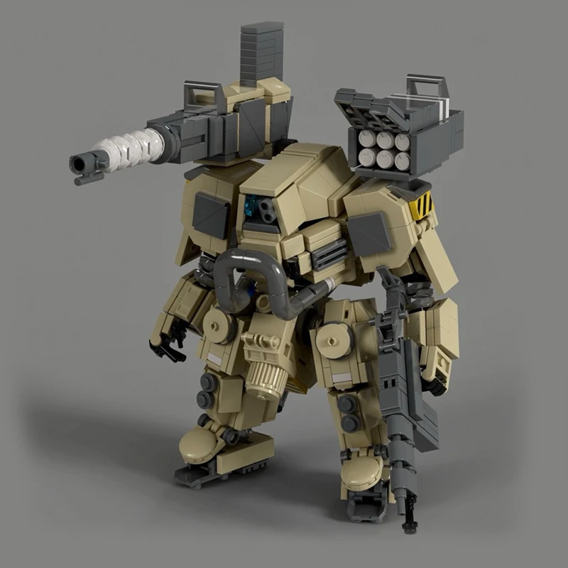 

Desert Theme Mecha MOC Building Blocks Mini Particle Creative DIY Assembly Educational Model Toy