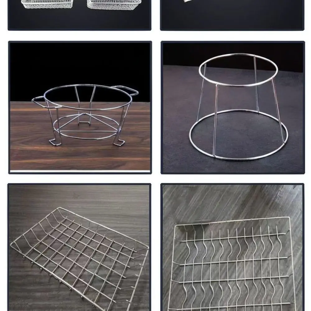 Stainless Steel BBQ Cooking Mesh Foldable Barbecue Grid Portable Outdoor Rack For Camping Picnic Garden Use