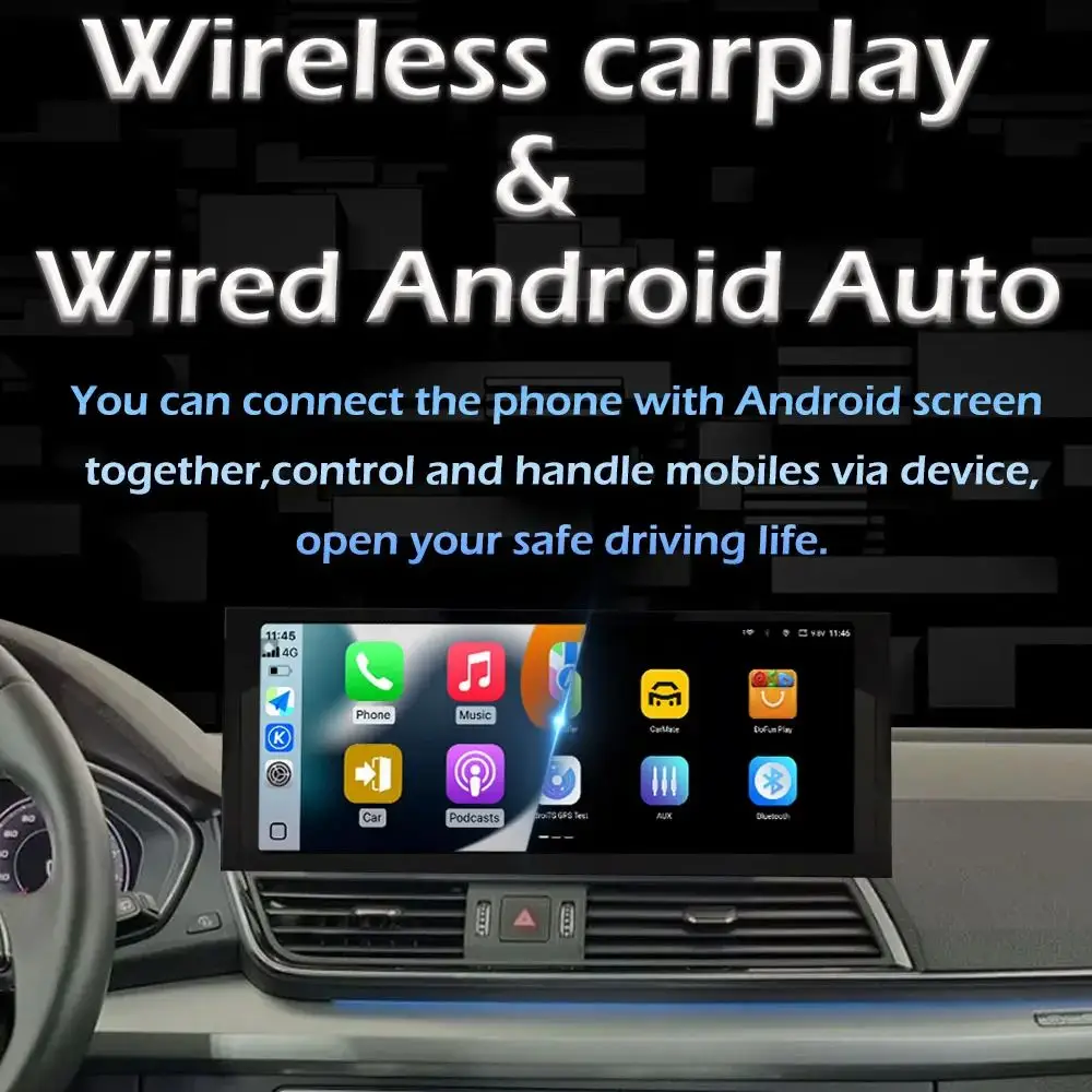 For Audi A6 C7 A7 2012 2013 2014 2015 - 2018 Car Multimedia Video Player Android System Carplay WIFI Auto Accessories DSP Stereo
