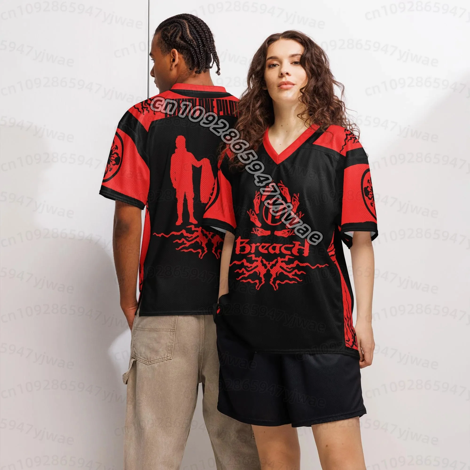 2026 World Tour Mixed Mesh Jersey Twenty One Pilots Band fans  Clikies gift t-shirt women Men short sleeve T-Shirt - view 3