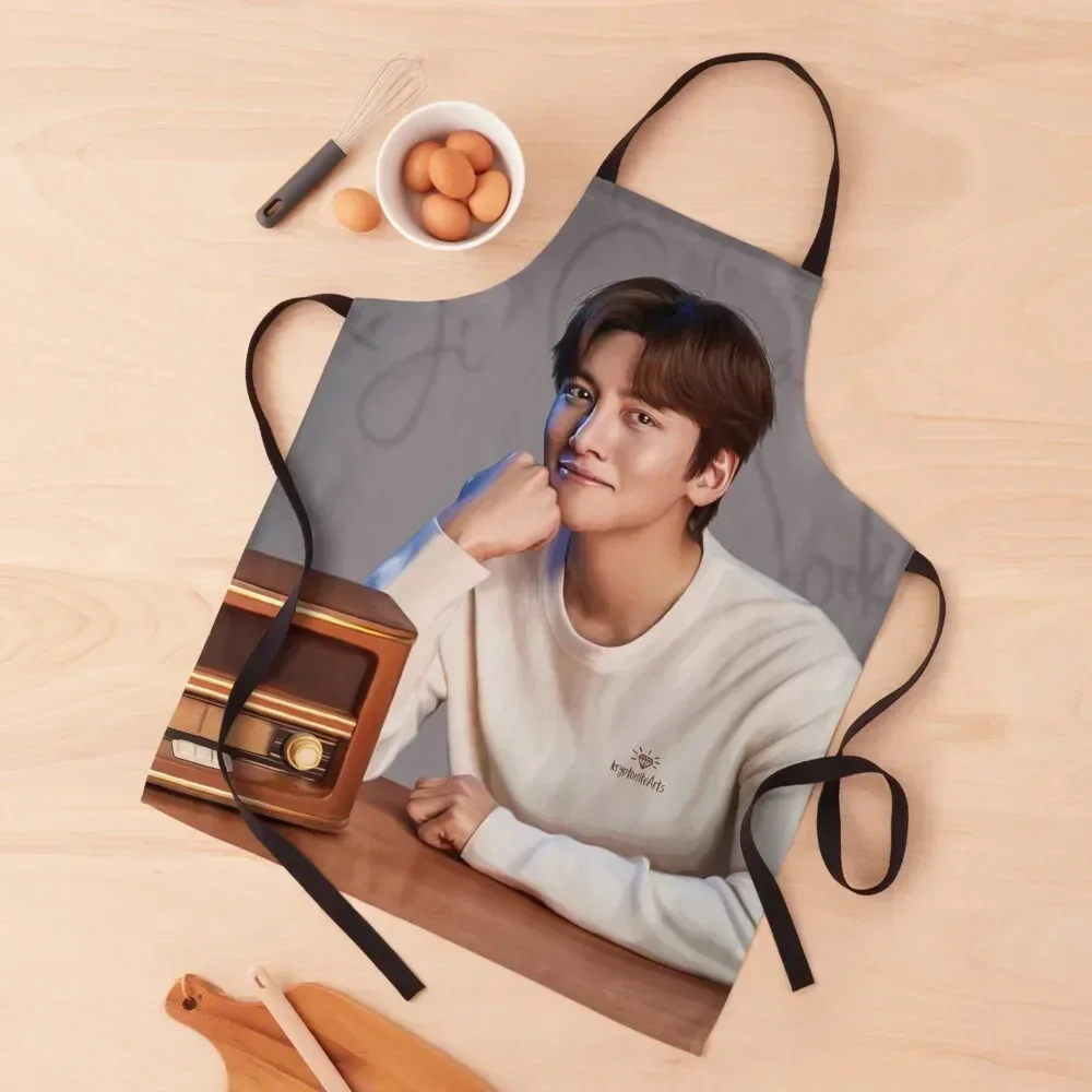 

Фартук для встреч с вентилятором Ji Chang Wook, кухонный и домашний нагрудник для кухни, ресторана, кухонного оборудования, профессиональный фартук