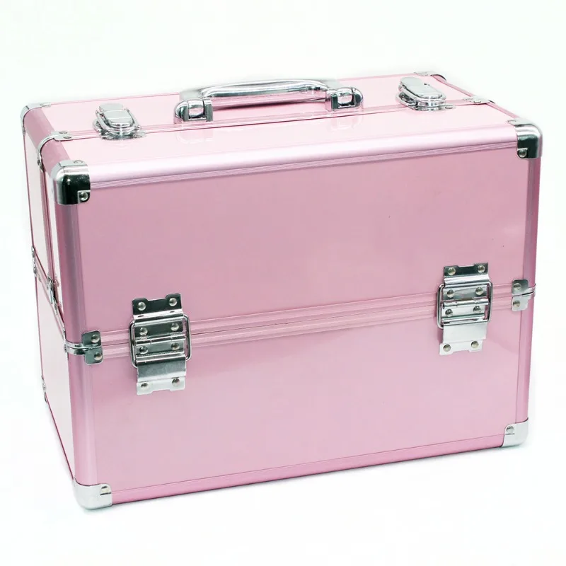 

Aluminum Makeup Cosmetic Train Case, Different Color Tool Box, Customized Size, Beautiful