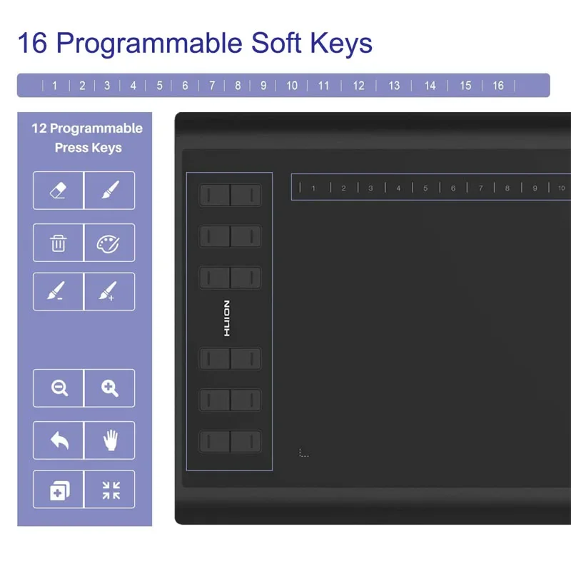 Inspiroy H1060P Graphics Tablet 10x6