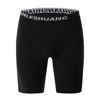 1/5 Pcs Men's Black And White Classic Cycling Long Underwear Multi-size Running Fitness Comprehensive Training Shorts Teenagers 4