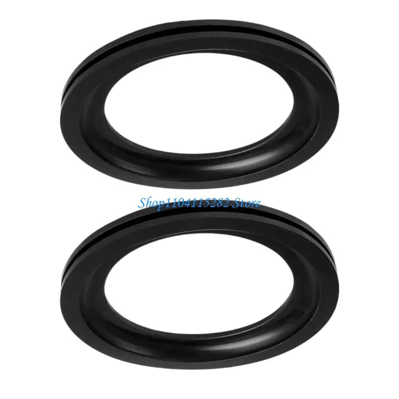 Friendly Rubber Gasket Prevents Leaks Odors Quick Fitting for Camping Toilet