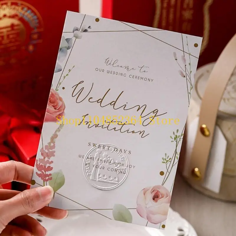 

652F Handy Embosser Stamp Embossing Seal Stamp for Certificate Seals Labels Award, Book, Envelope, Gift Label Embellishments